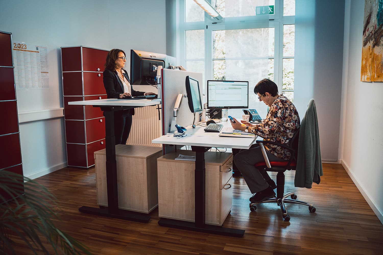 im Büro von Dümpelmann und Kollegen